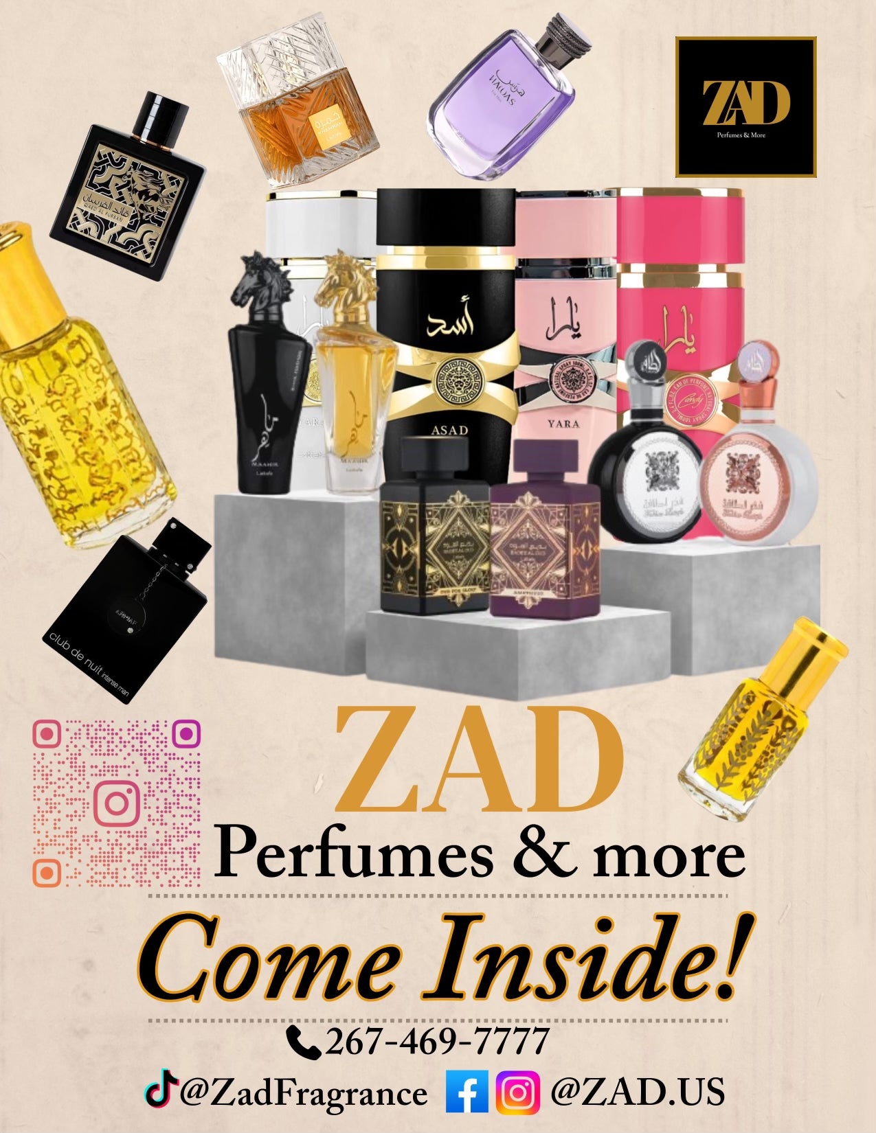 ZAD Perfume - Specializing in hard-to-find Middle Eastern Fragrances, Hijabs and more