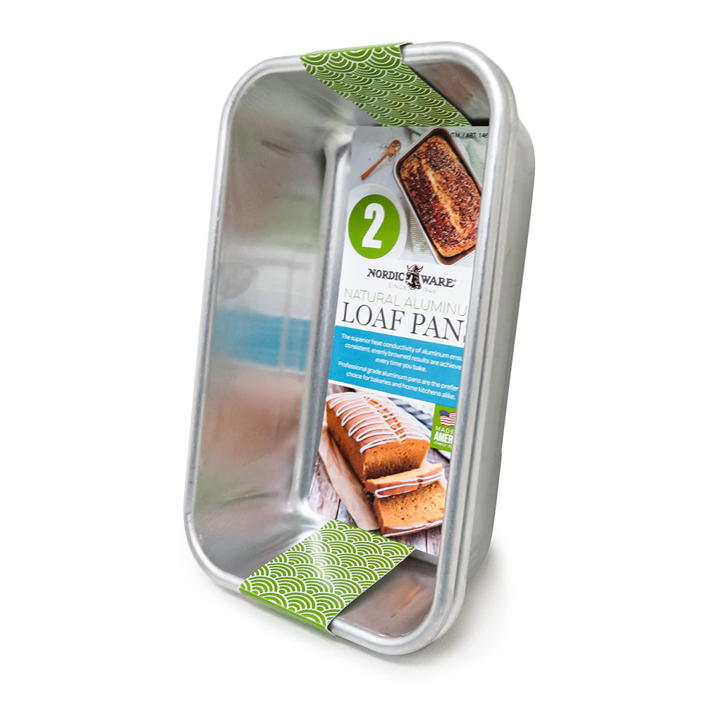 Nordicware Aluminum Loaf Pans 2 Pack