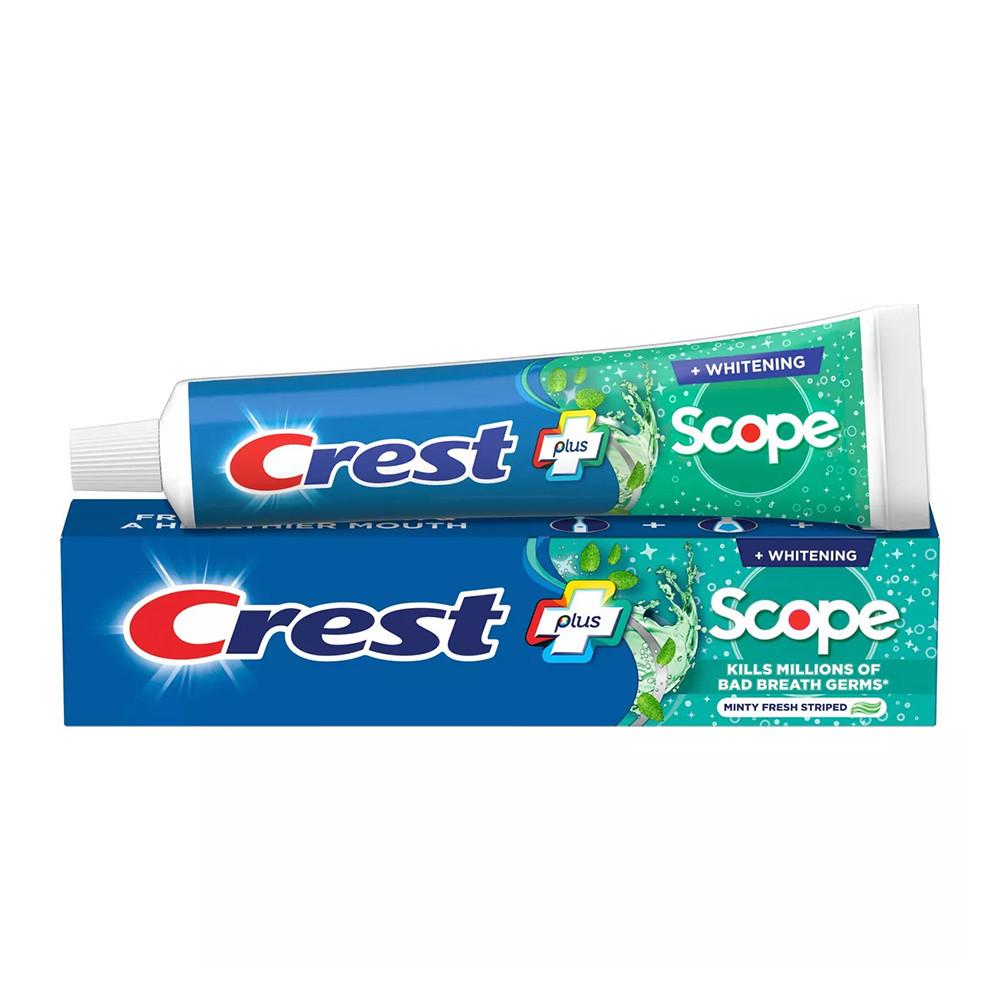 CREST+ SCOPE WITH MOUTHWASH STRIPES TOOTHPASTE