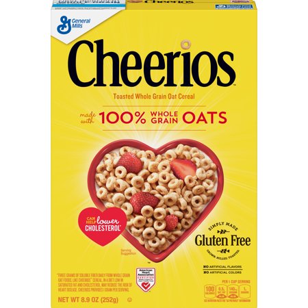Cheerios 100% Whole Grain Oats 8.9 oz by General Mills