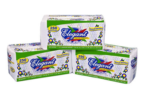 Elegant 250 count napkins