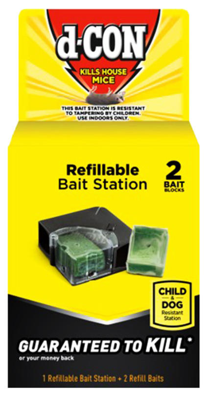 Mice Bait Station, 2 Refills