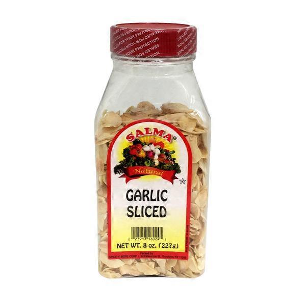 Garlic Sliced 7 oz  - Salma Spices