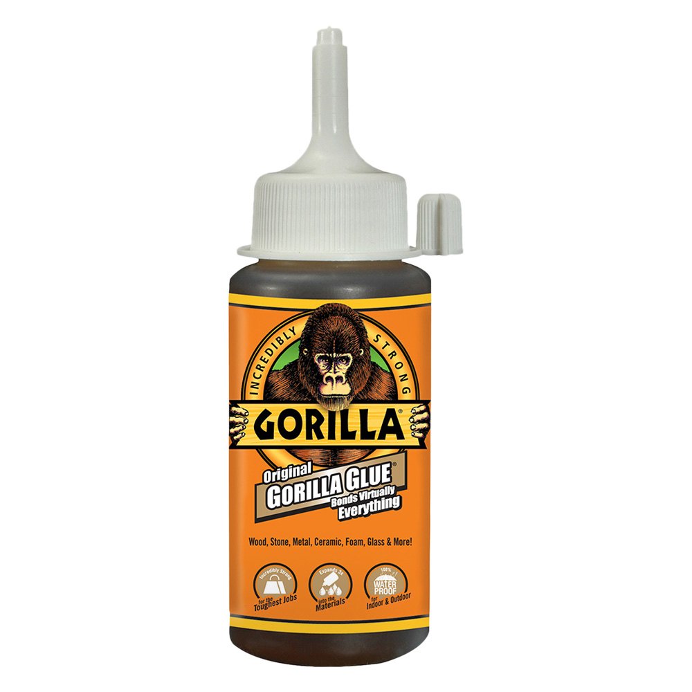 Gorilla Glue Glue, Brown, 4 Ounce Bottle