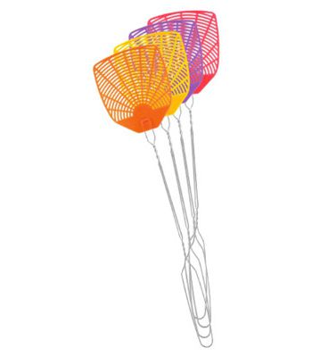 PIC WIRE Plas Fly Swatter ASSTD (Case Of 24)