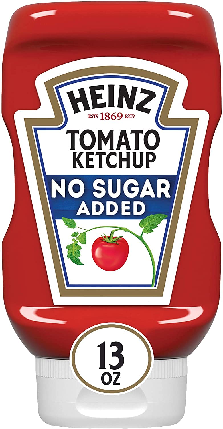 HEINZ TOMATO KETCHUP NO SUGAR ADDED 13 FL OZ