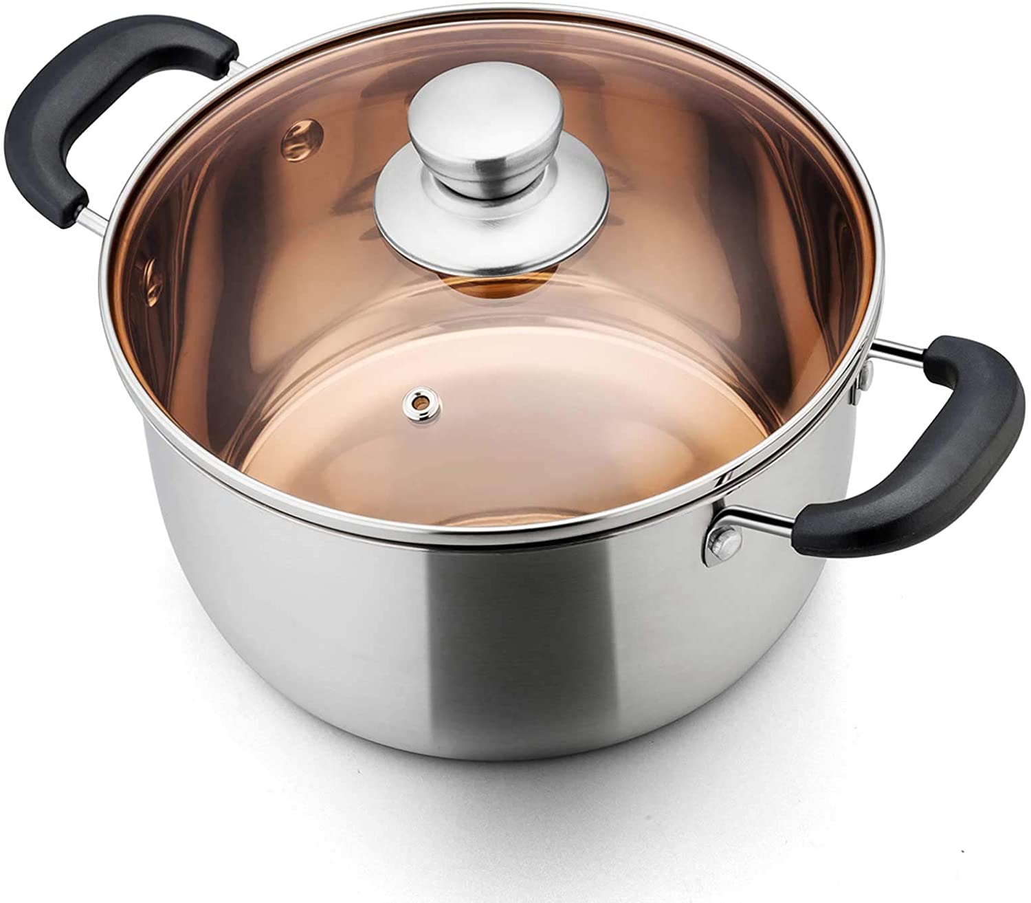 5 Quart Stainless Steel Stock Pot with Lid