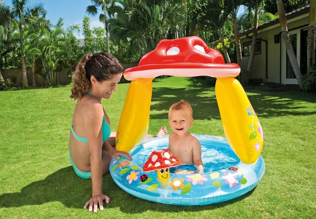 INTEX 57114EP 40IN X 35IN MUSHROOM BABY POOL AGE 1-3