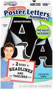 150pc Poster Letters & Numbers - ArtSkills