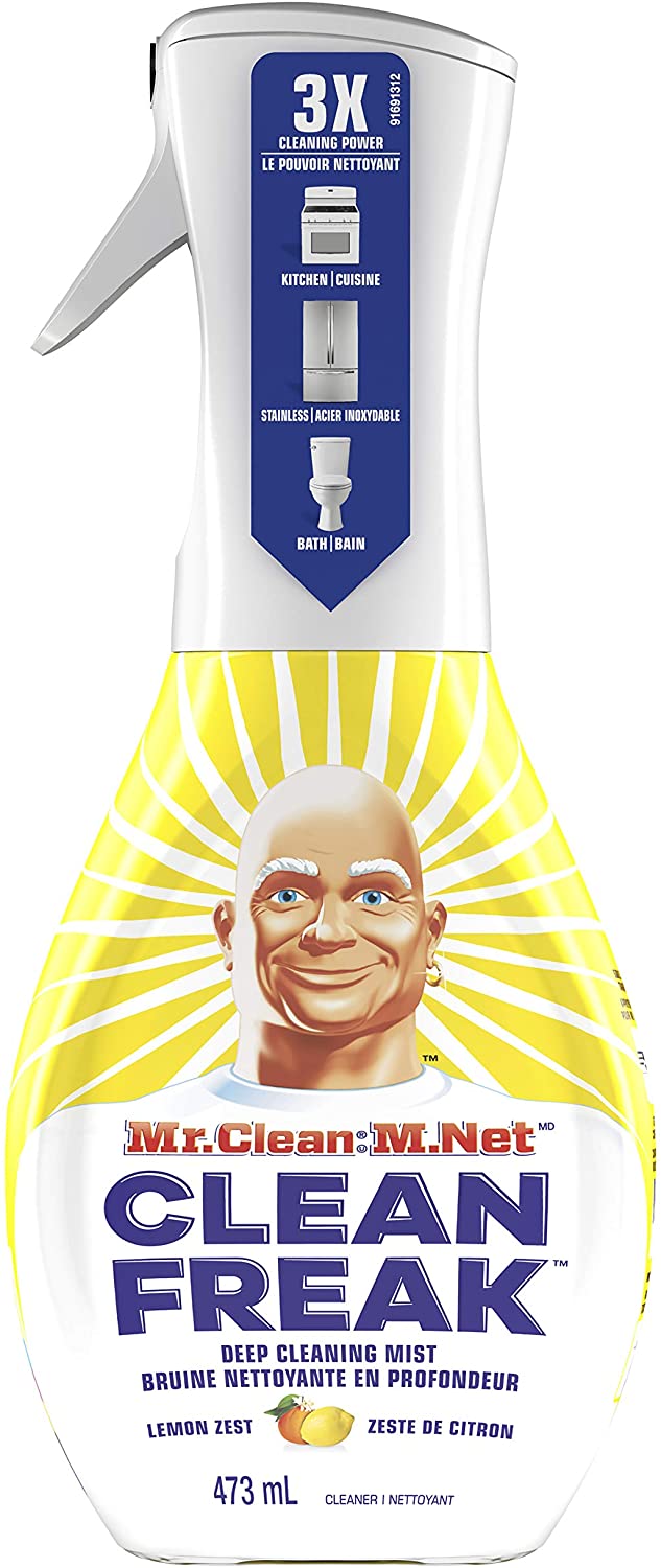 Mr. Clean Freak Deep Cleaning Mist Multi-Surface Spray Lemon Zest 16 OZ