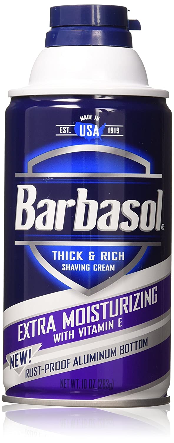 Barbasol Extra Moisturizing with Vitamin E Thick & Rich Shaving Cream, 7 OZ