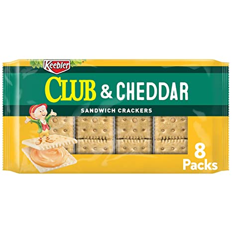 Keebler Club and Cheddar Sandwich Crackers 11 OZ