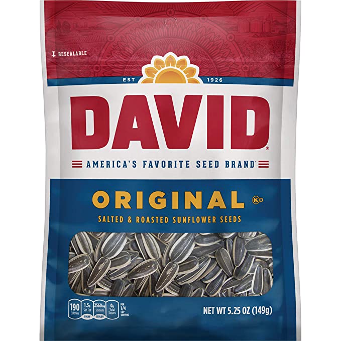 David Seeds Sunflower Seeds Original Flavor 5.25 OZ