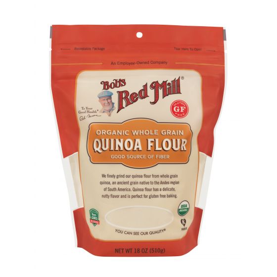 BOB'S RED MILL ORGANIC WHOLE GRAIN QUINOA FLOUR 18 OZ