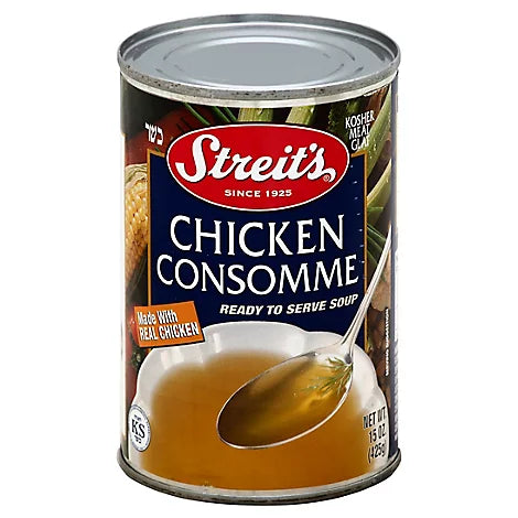 STREIT'S CHICKEN CONSOMME SOUP 15 OZ