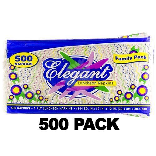 Elegent, 500ct, 1Ply Luncheon Napkin(35CS)
