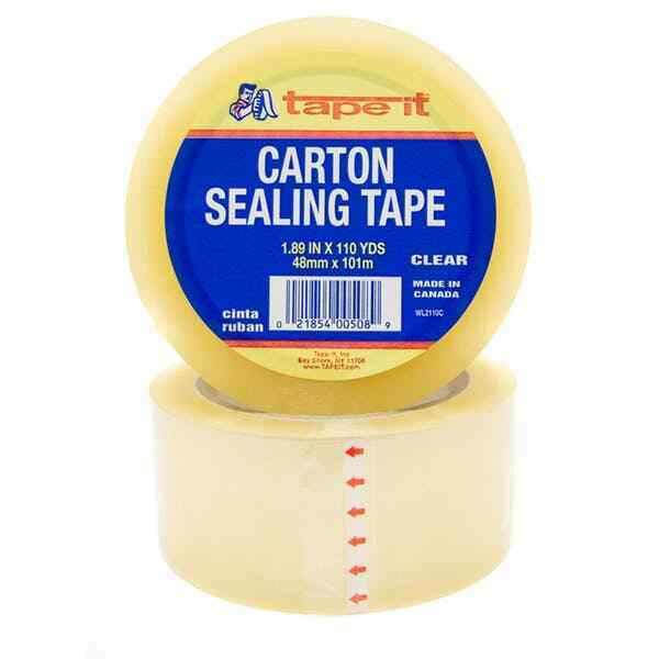 Clear Packing Tape 110 Yards – 2" Or 3" X 100 Yards – Acrylic Adhesive – High Performance
