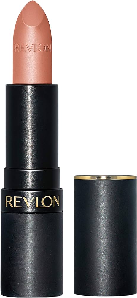 REVLON Super Lustrous The Luscious Mattes Lipstick, in Nude, 001 If I Want To, 0.15 oz