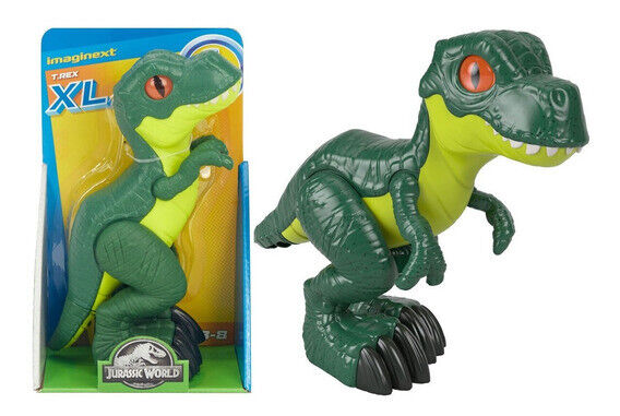 Fisher-Price Imaginext Jurassic World Green T-Rex Dinosaur Action Figure Toy