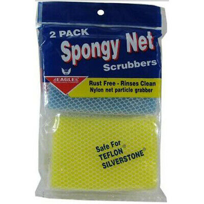 Eagle Classic 2 pack Spongy Net Scrubbers Sponges