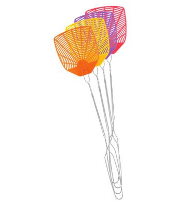 PIC WIRE Plas Fly Swatter ASSTD (Case Of 24)