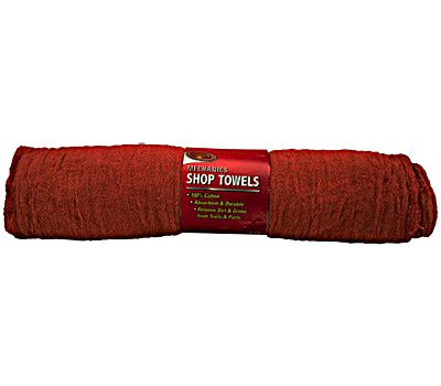 10PK RED Shop Towel