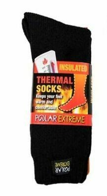 Men's Polar Extreme Thermal Insulated black socks
