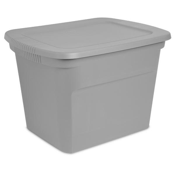 Dropship 50 Gallon Rolling Plastic Storage Bin Container With Pull Handle,  Black With Blue Lid to Sell Online at a Lower Price