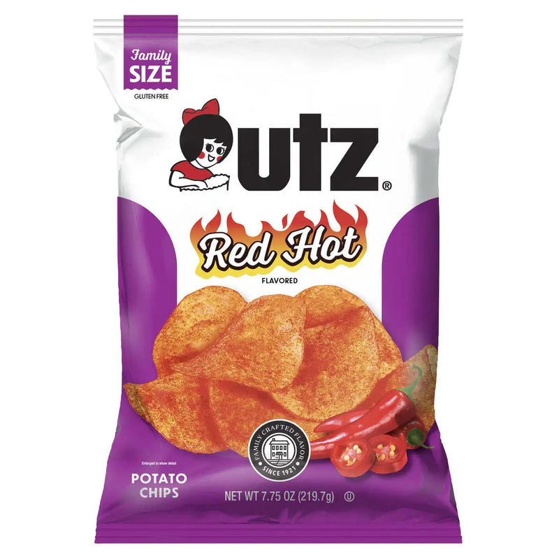 UTZ Red Hot Chips- 7.75oz