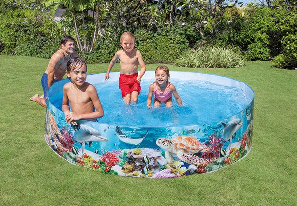 INTEX 58472EP 8FT X 18IN DEEP BLUE SEA SNAPSET POOL