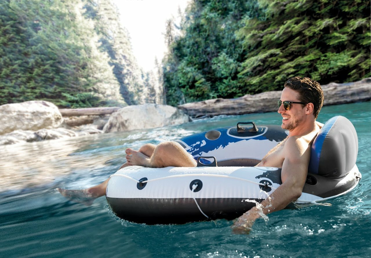 INTEX 58825EP 53IN RIVER RUN I INFLATABLE WATER FLOAT TUBE