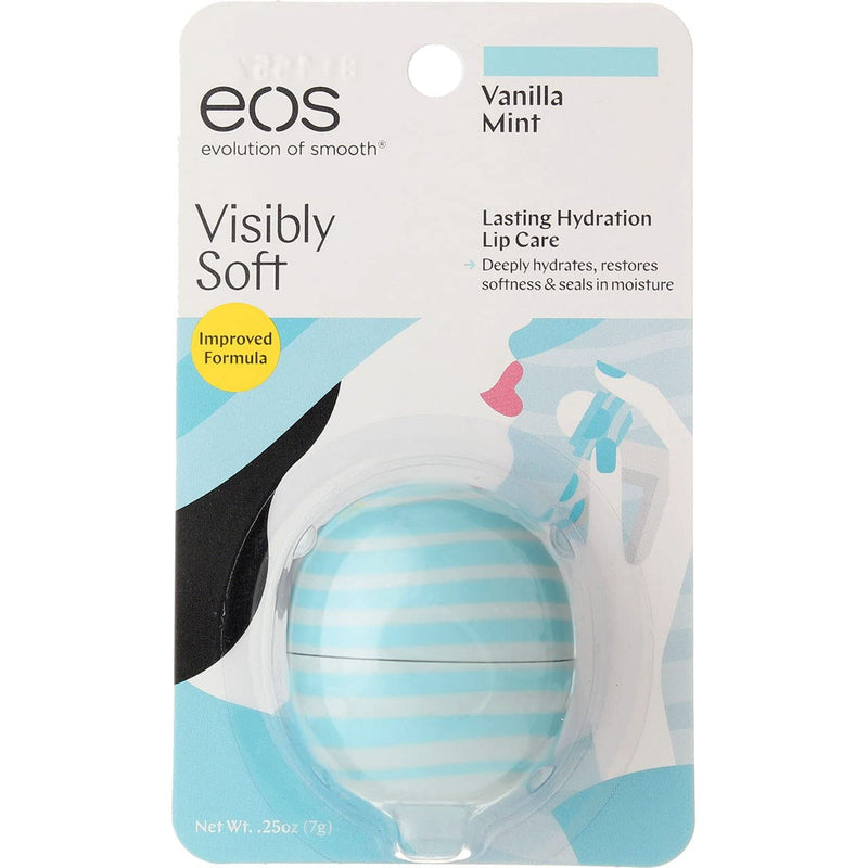 EOS Visibly Soft Lip Balm and EOS Organic Lip Balm
