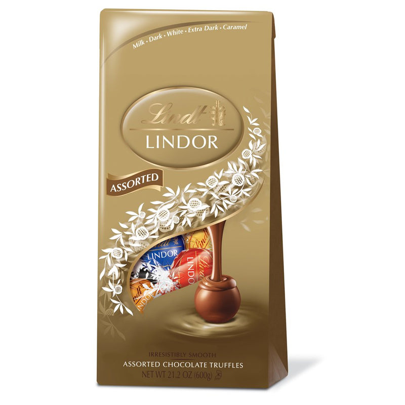 Lindt Lindor - Truffles de chocolate surtidos, 21.2 oz