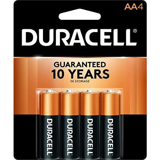 Duracell - CopperTop AA Alkaline Batteries - 4  count