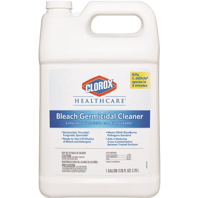 Clorox Healthcare Germicidal Cleaner Clear, 128 oz.