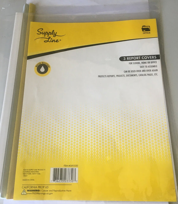 Supply line 3 report covers   - Stationery Supplies -