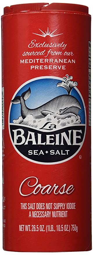 LA BALEINE SEA SALT COARSE DRUM, 26.5 OZ