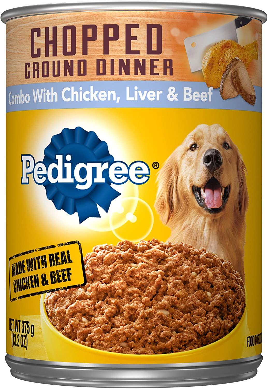 PEDIGREE Chopped Ground Dinner with Chicken, Beef & Liver Dog Food