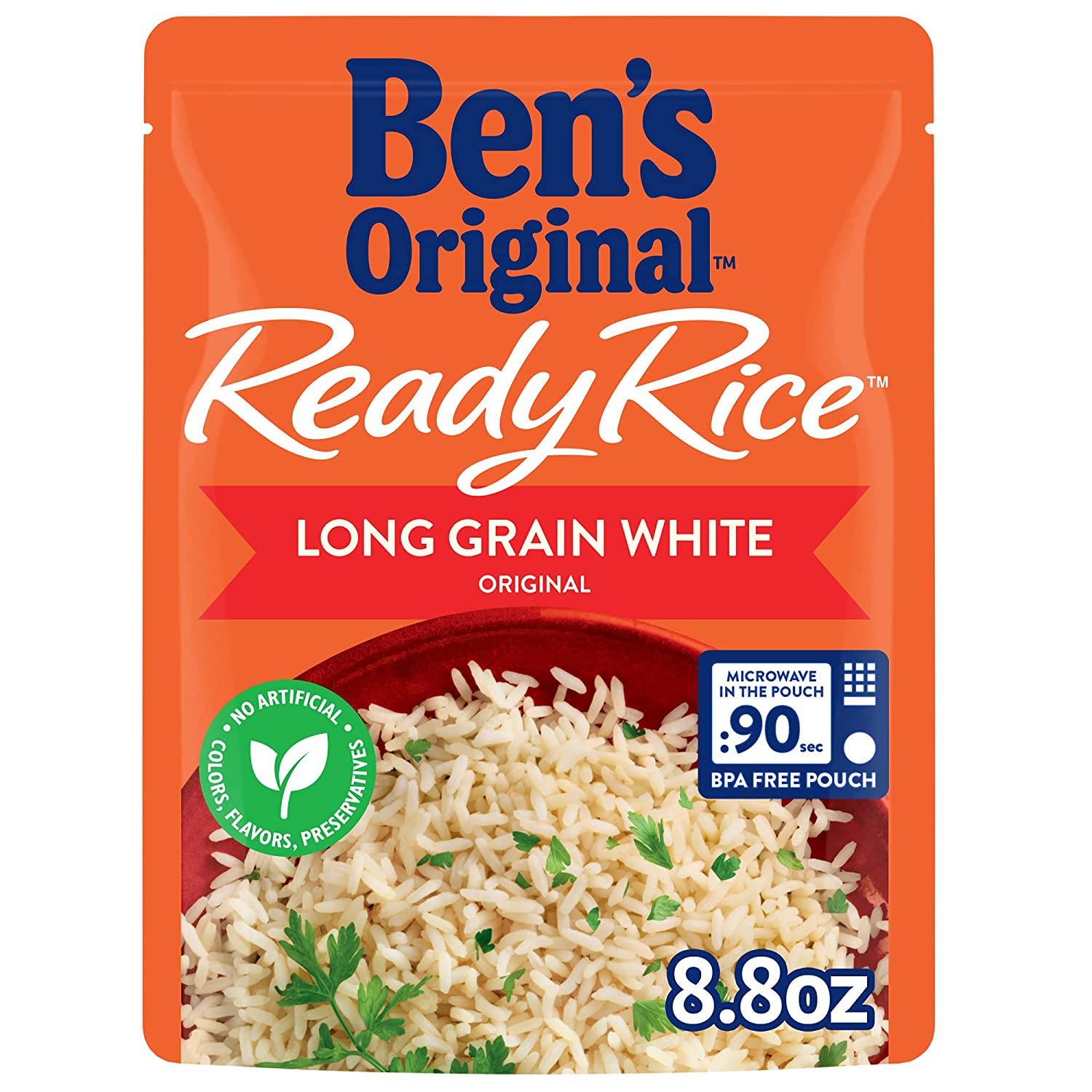 Ben's Original Ready Rice White Rice Microwavable Pouch 8.8 OZ