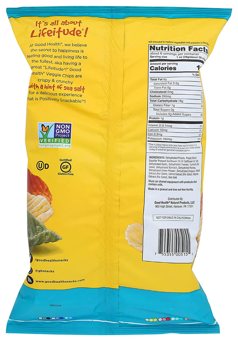 Good Health Veggie Chips Sea Salt - 6.75 oz