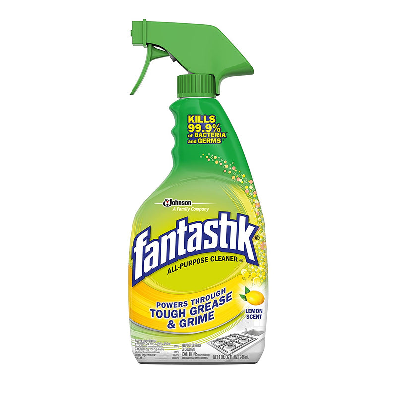 Fantastik All-Purpose Cleaner, Lemon Scent, 32 FL OZ