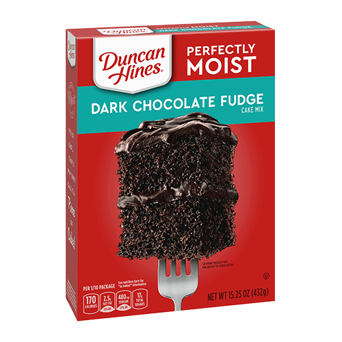 DUNCAN HINES CLASSIC DARK CHOCOLATE FUDGE CAKE MIX 15.25 OZ