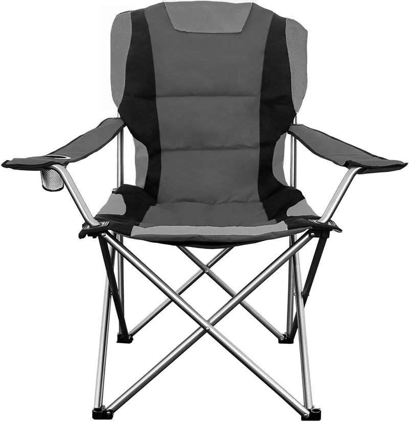 CAMPING CHAIR - OVERSIZE, GREY