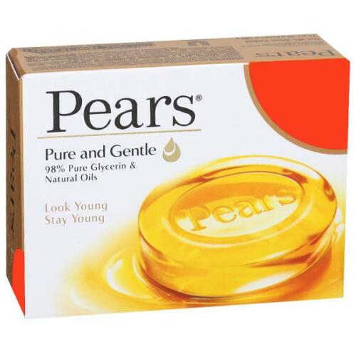 4x Pears Pure And Gentle Soap - 100g | soft & moisturized skin - Pack of 4