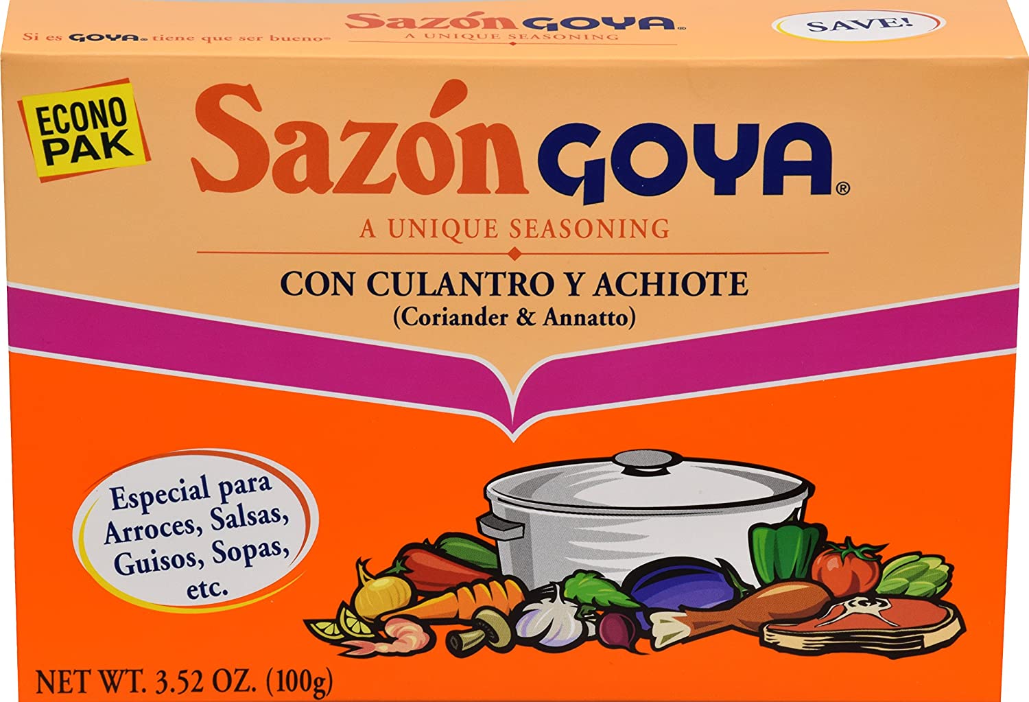 Goya Sazon Con Culantro  3.50z