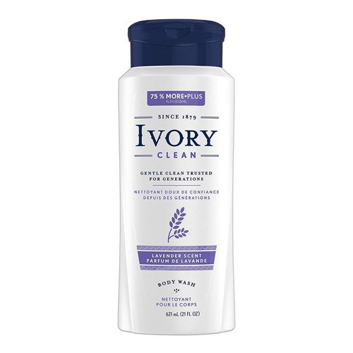 Ivory Clean Lavender Body Wash 21 OZ