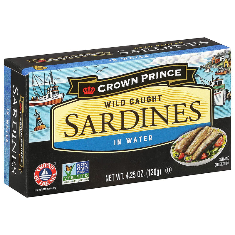 Crown Prince Sardines In Water 4.25 OZ