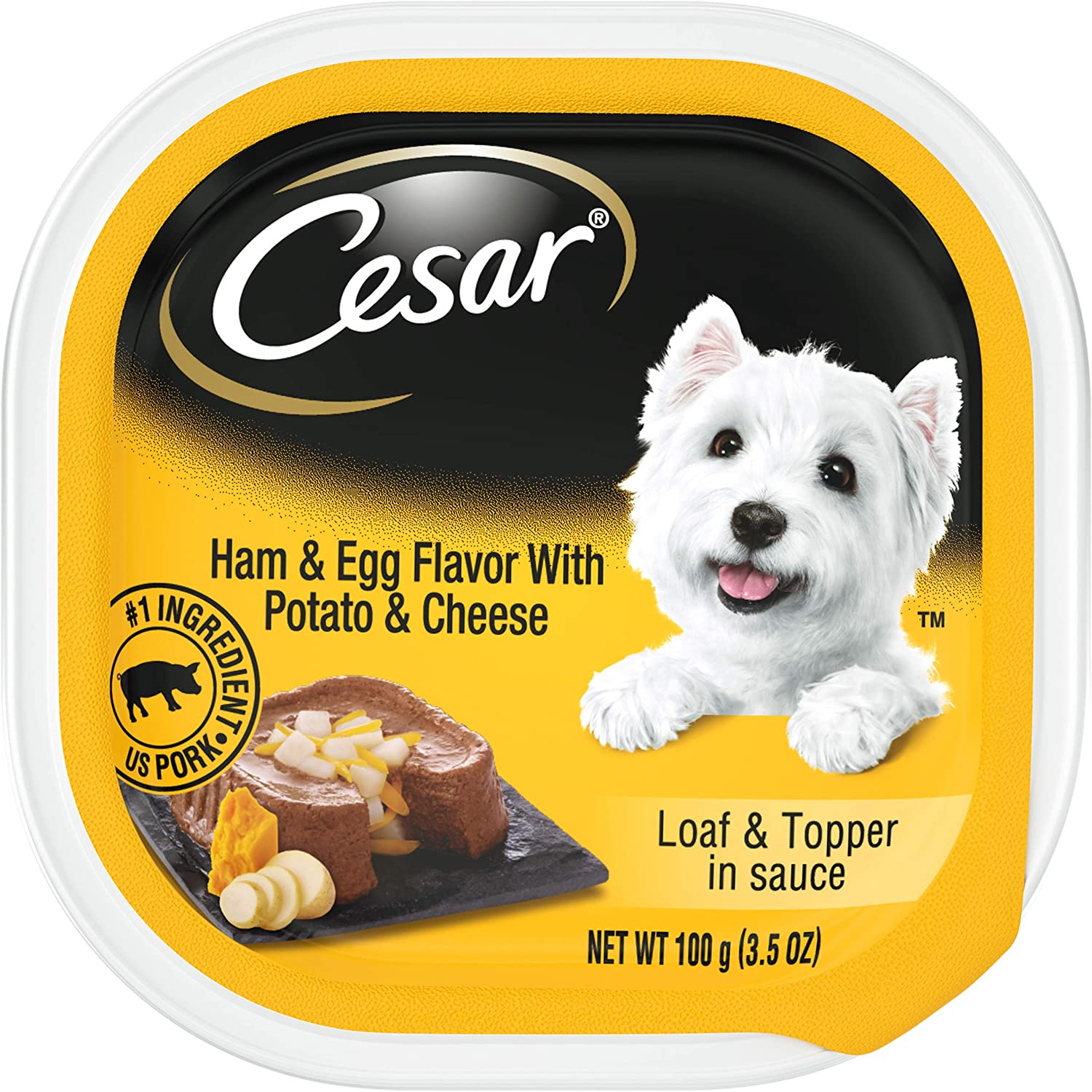 Cesar Breakfast Collection Gourmet Wet Dog Food, Ham & Egg