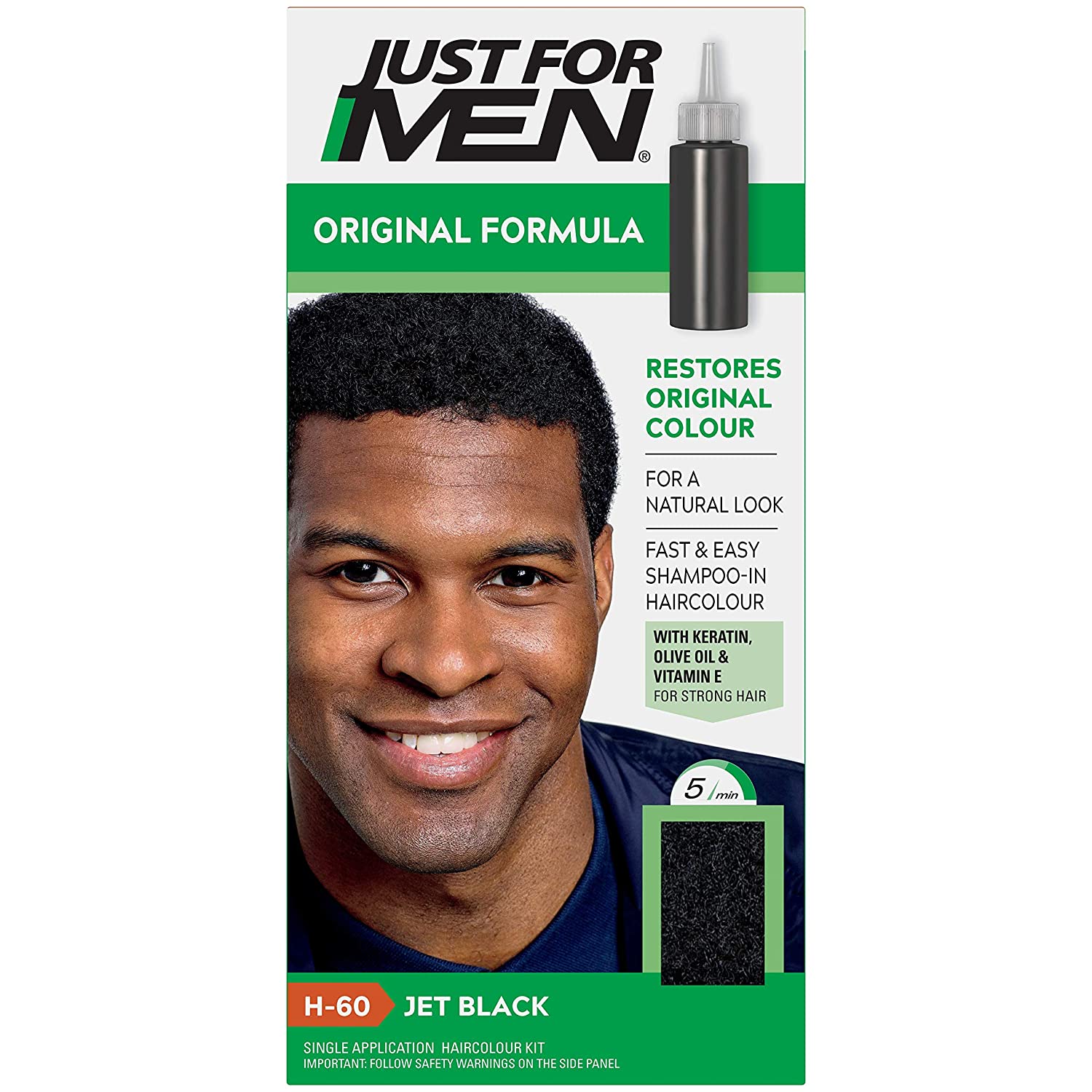 Just For Men Original Formula Men's Hair Color, Jet Black