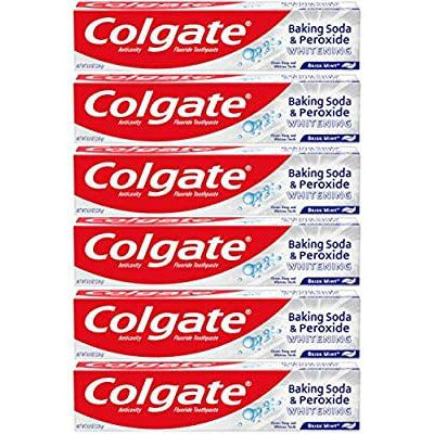 Colgate Baking Soda and Peroxide Whitening Toothpaste - 8 ounce.